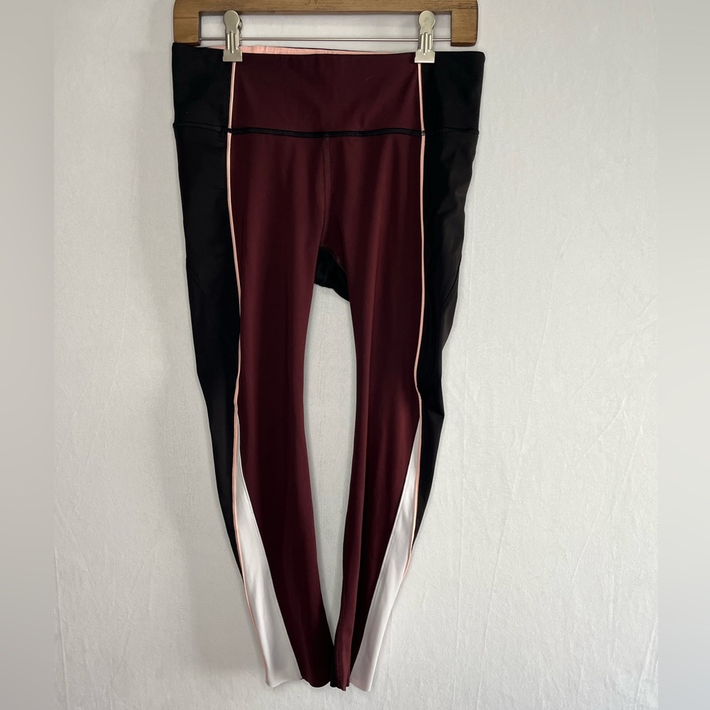 Athleta Stash Velocity Colorblock Capri Women’s Size Small Tall